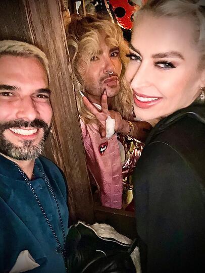 Verena Kerth und Marc Terenzi plauderten mit Bill Kaulitz in Käfers Wiesn-Schänke Verena Kerth und Marc Terenzi plauderten mit Bill Kaulitz in Käfers Wiesn-Schänke