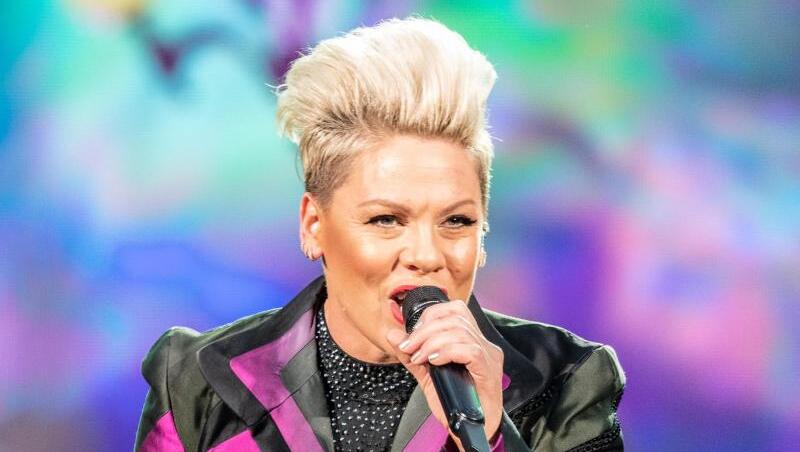 Popsängerin Pink bei ihrem Konzert im Olympiastadion. Popsängerin Pink bei ihrem Konzert im Olympiastadion.