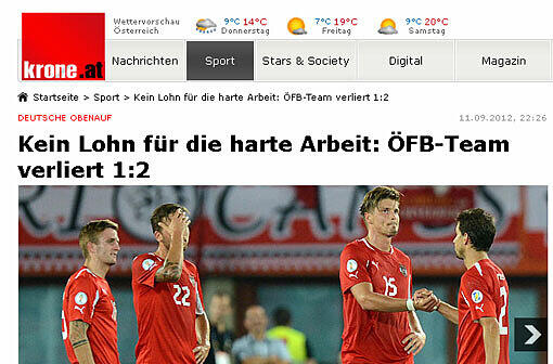 Deutschland gewinnt mit viel Glück gegen Österreich und kann sich bei Marco Arnautovic bedanken. Lesen sie hier die internationalen Pressestimmen.