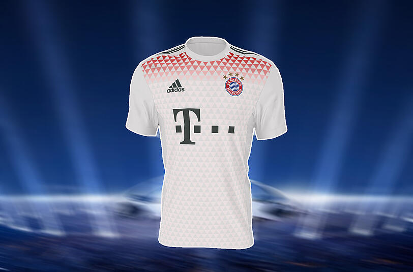 Fans entwerfen Designs für ein Bayern-Trikot: Eines dieser Leiberl wird das Champions-League-Trikot 2017/2018 des Rekordmeisters.