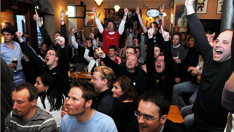 Public Viewing in München: In vielen Locations wird das Champions-League-Finale übertragen. (Archivbild)