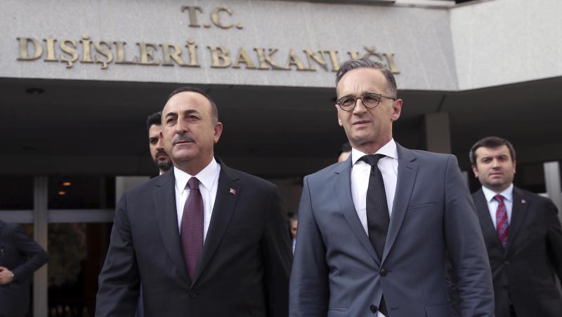 Heiko Maas und Mevlüt Cavusoglu Ende Oktober bei einem Treffen in Ankara.