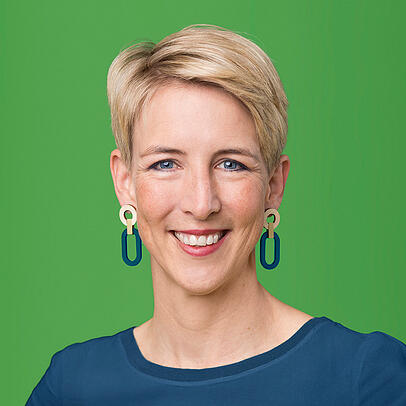 Bürgermeisterin Katrin Habenschaden (Grüne). Bürgermeisterin Katrin Habenschaden (Grüne).