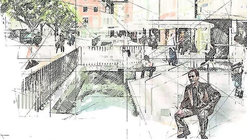 Mitten in der Altstadt, an der geöffneten Moosach: So schaute der Plan für die Karl-Obermayr-Statue aus. Mitten in der Altstadt, an der geöffneten Moosach: So schaute der Plan für die Karl-Obermayr-Statue aus.