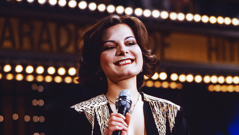 Marianne Rosenberg bei einem TV-Auftritt im Dezember 1980. Marianne Rosenberg bei einem TV-Auftritt im Dezember 1980.