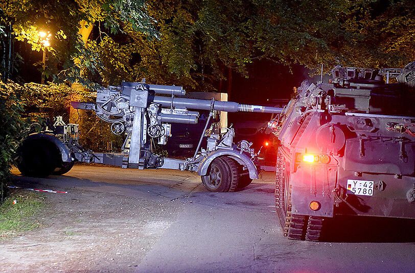 Razzia bei einem Waffensammler in der Nähe von Kiel.