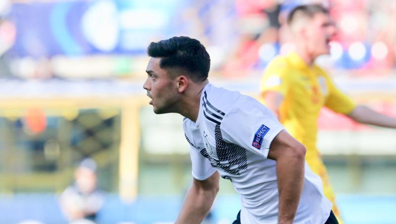 Nadiem Amiri erzielte zwei Treffer gegen Rumänien. Nadiem Amiri erzielte zwei Treffer gegen Rumänien.