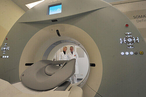 Der neue Computertomograph im Südklinikum.