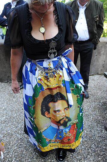 Ludwig-II.-Devotionalien lassen sich vielerorts kaufen.