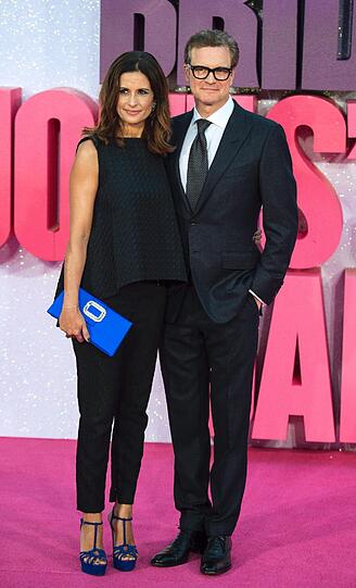 Colin Firth und seine Frau Livia Giuggioli.
