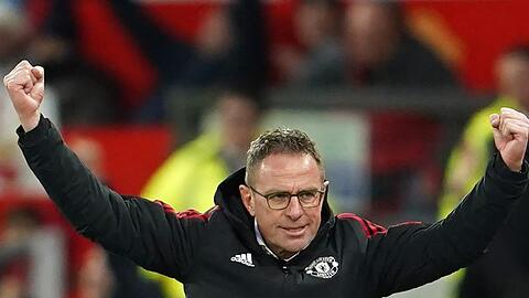 Holte bei seinem Debüt als United-Trainer drei Punkte: Ralf Rangnick.