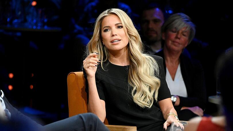 Sylvie Meis in der aufgezeichneten Talkshow Sylvie Meis in der aufgezeichneten Talkshow