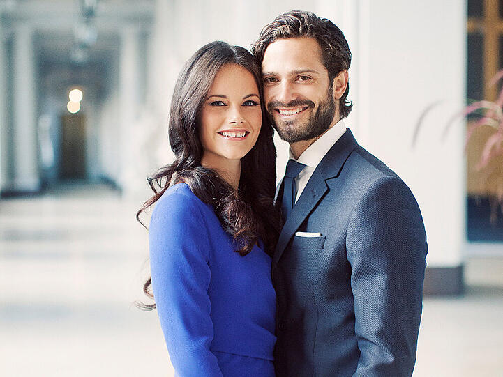 Prinz Carl Philip von Schweden und seine Verlobte Sofia Hellqvist