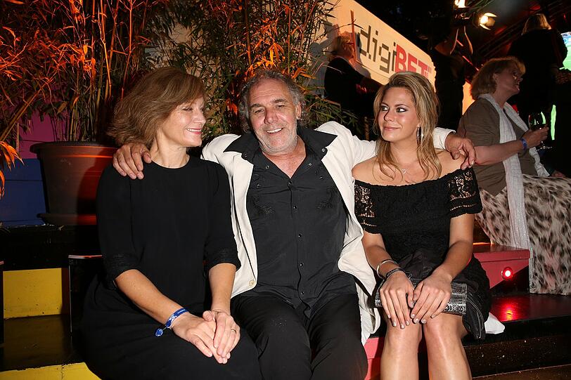Marion Mitterhammer und Christian Kohlund mit Tochter Francesca