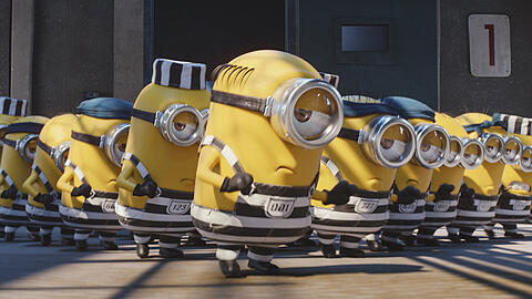 Manche sind eben eher für Nebenrollen geschaffen: In "Ich &ndash; Einfach unverbesserlich 3" laufen die Minions wieder zu großer Form auf.