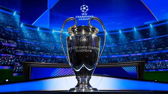 Um diesen Pokal geht es. Er wird beim Finale am 31. Mai 2025 in der Münchner Arena vergeben.