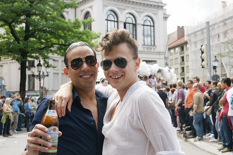 Sehen Sie hier die besten Bilder vom CSD in München.