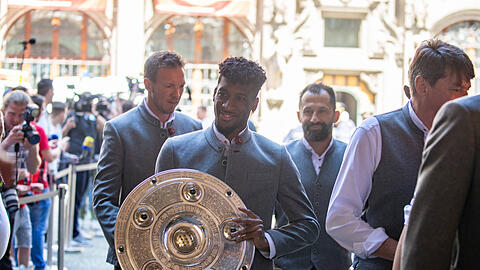 Kingsley Coman hat mit dem FC Bayern schon sieben Mal die Meisterschaft gewonnen.
