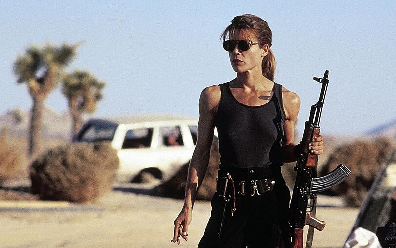Mit der Figur Sarah Connor aus den "Terminator"-Filmen schuf Linda Hamilton eine Ikone des Actionkinos. Mit der Figur Sarah Connor aus den "Terminator"-Filmen schuf Linda Hamilton eine Ikone des Actionkinos.