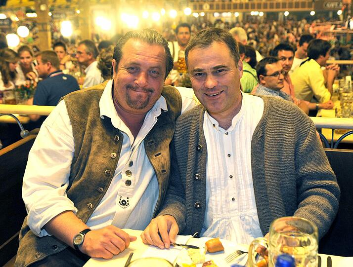 Kabarettist Andreas Giebel und Boris
Schwartz