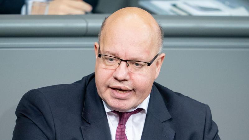 Bundeswirtschaftminister Peter Altmaier (CDU) hält eine Rede im Bundestag. Bundeswirtschaftminister Peter Altmaier (CDU) hält eine Rede im Bundestag.