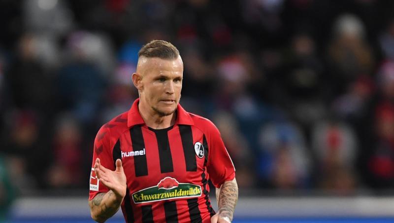 Jonathan Schmid vom SC Freiburg. Jonathan Schmid vom SC Freiburg.