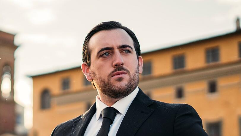 Der britische Tenor Freddie De Tommaso. Der britische Tenor Freddie De Tommaso.
