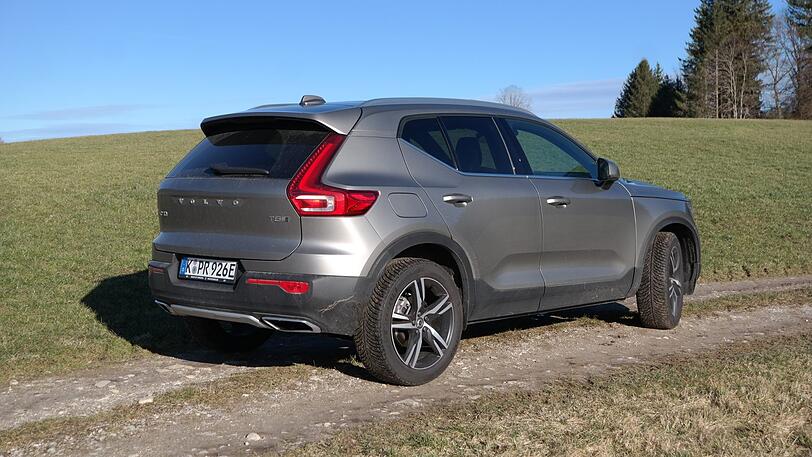 Typisches Design: Auch von hinten ist der XC40 sofort als Volvo erkennbar.