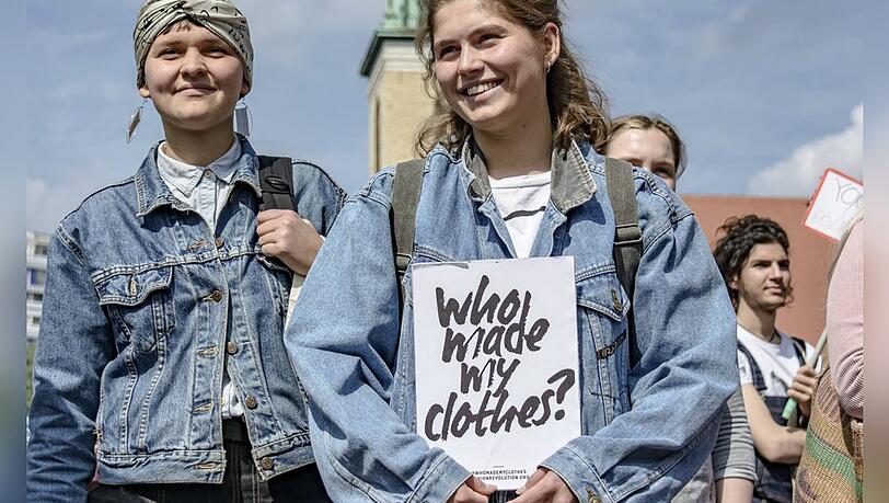Die Kampagne "Who Made My Clothes?" setzt sich f&uuml;r mehr Fairness in der Bekleidungsindustrie ein.