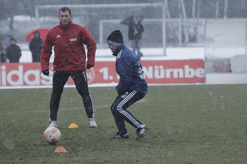 Dienstagtraining nach dem 2:2 gegen Hannover