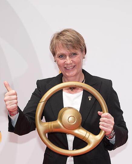 Rallyefahrerin Jutta Kleinschmidt