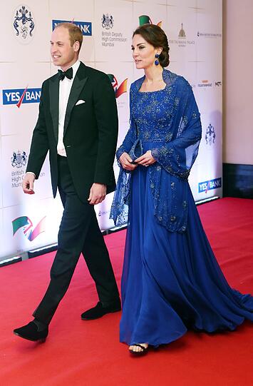 Herzogin Kate und Prinz William bei ihrer siebentätigen Tour durch Indien