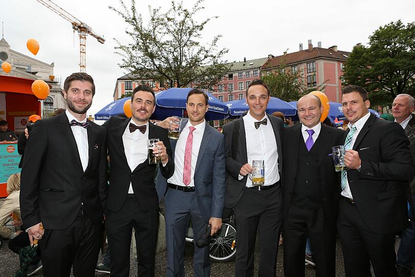 Dem durchwachsenen Wetter zum Trotz: Beim Gärtnerplatzfest hatten alle ihren Spaß.