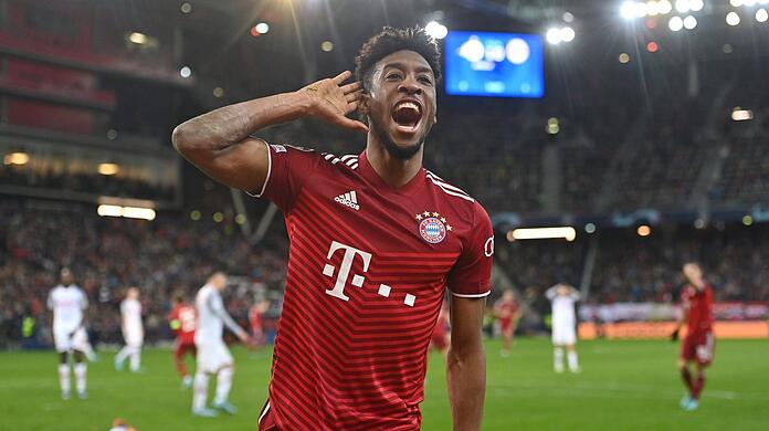 "Das war ein sehr wichtiges Tor", sagt Kingsley Coman über seinen Treffer zum 1:1 gegen Salzburg.