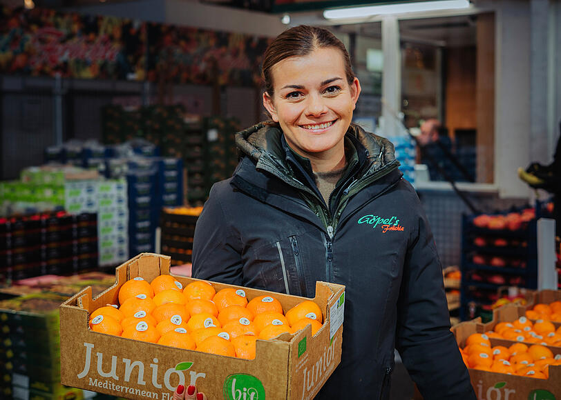 Patricia G&ouml;pel h&auml;lt nichts von der Idee, in Sendling einen kleinen Gro&szlig;markt aufzubauen. Schlie&szlig;lich arbeiten in ihrem Betrieb 40 Angestellte.