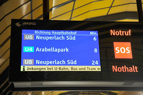 Während der Wiesn kann es voll werden bei der U-Bahn. (Archivbild)