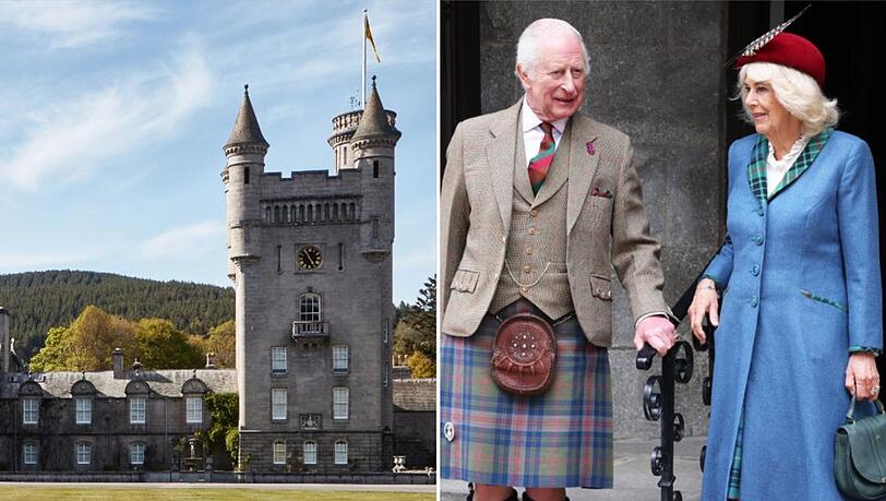 Schloss Balmoral ist w&auml;hrend des Sommerurlaubs der Royals f&uuml;r Besucher geschlossen.