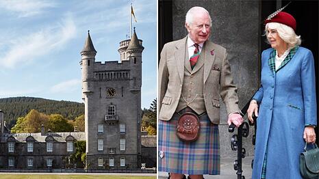 Schloss Balmoral ist w&auml;hrend des Sommerurlaubs der Royals f&uuml;r Besucher geschlossen.