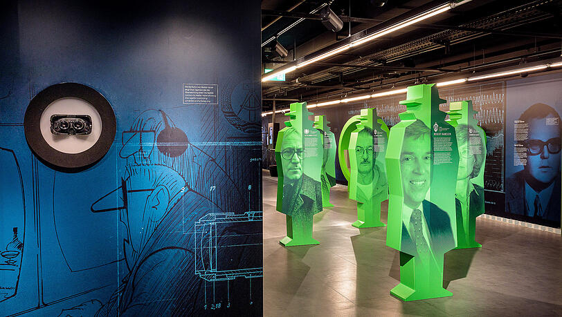 Blick in die Abteilung "Doppelagenten&ldquo; im "Spionagemuseum".