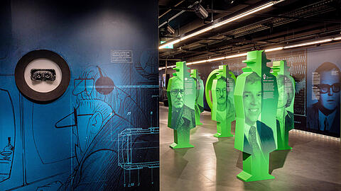 Blick in die Abteilung "Doppelagenten&ldquo; im "Spionagemuseum".