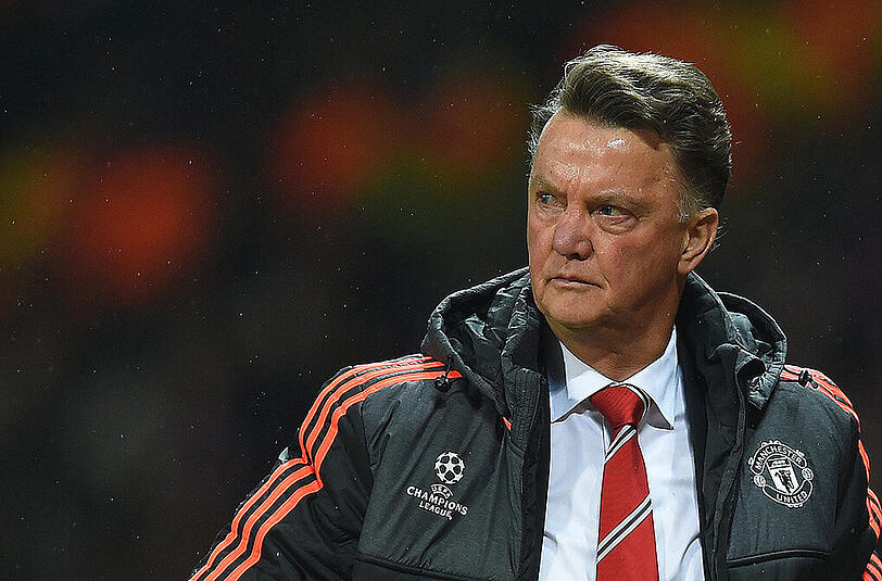 Spricht selbst von Rücktritt: Manchester Uniteds Trainer Louis van Gaal.