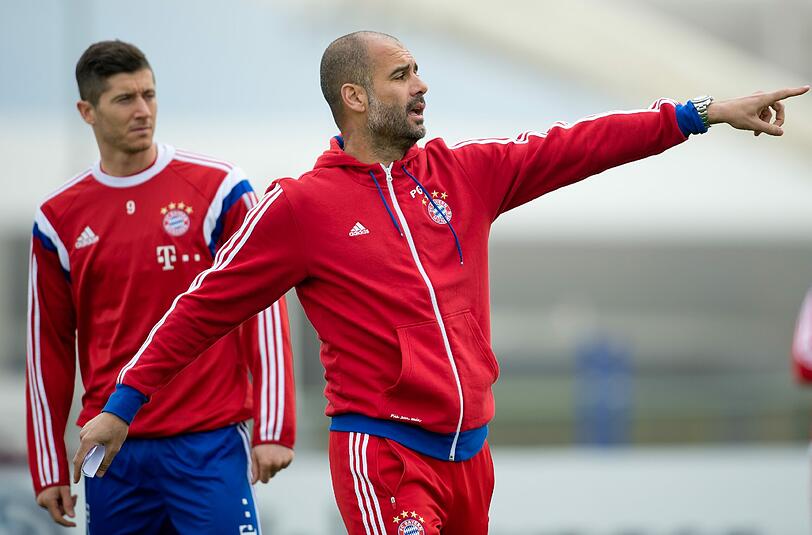 Laut der britischen "Sun" könnte Robert Lewandowski pep Guardiola nach Manchester folgen.