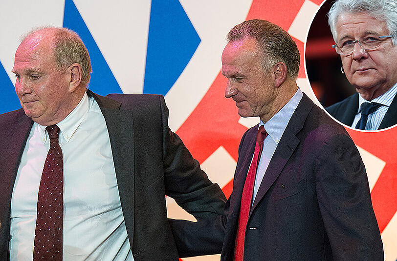 Für Marcel Reif (kl. Bild) ist die wahrscheinliche Rückkehr von Uli Hoeneß als Präsident des FC Bayern eine Rückkehr zur "bayerischen DNA".