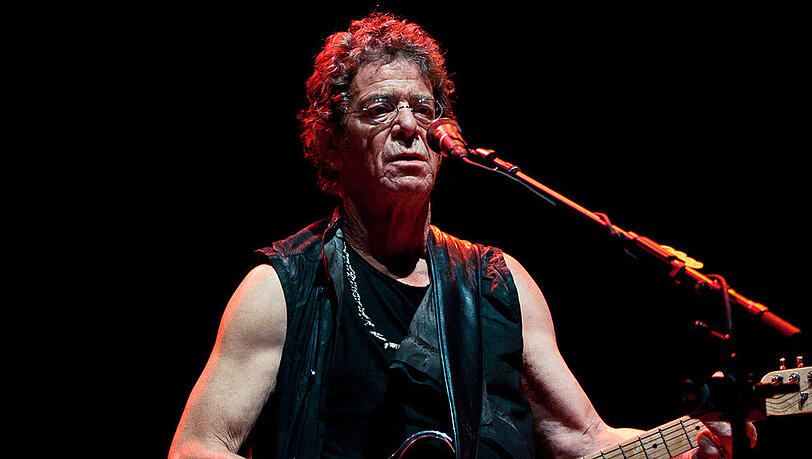 Lou Reed während eines Konzerts im Jahr 2012 Lou Reed während eines Konzerts im Jahr 2012