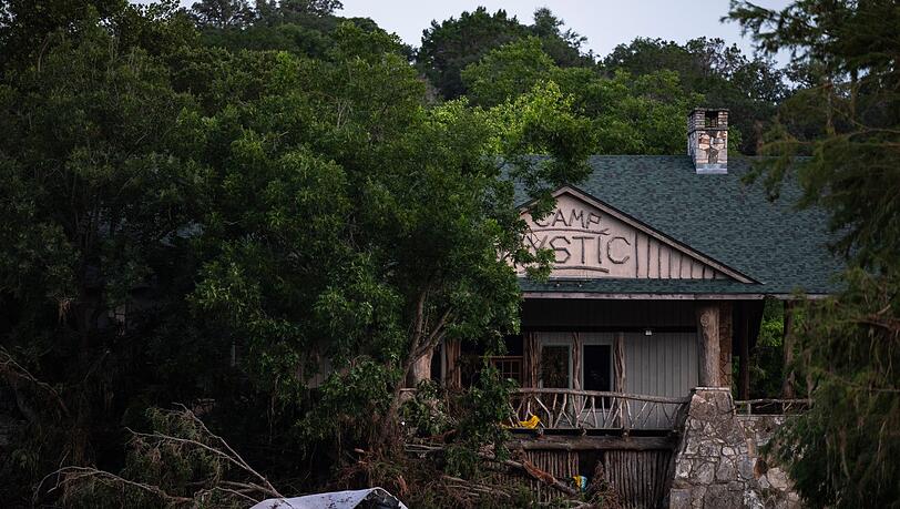 Das "Camp Mystic" am Guadalupe River wurde von den Überschwemmungen überrascht.