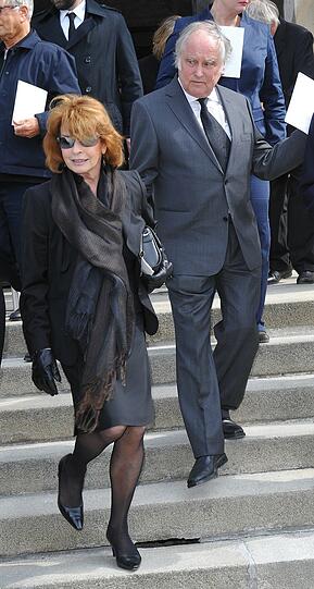 Auch Schauspielerin Senta Berger und ihr Mann Michael Verhoeven waren bei der Trauerfeier von Helmut Dietl.