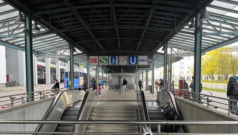 Streiktag in München: Ruhige Lage am Ostbahnhof. Streiktag in München: Ruhige Lage am Ostbahnhof.