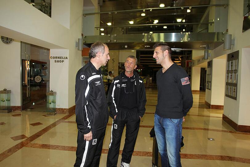 Vallori ist da! Der Probespieler trainiert bei den Löwen bis Donnerstag in Belek mit.