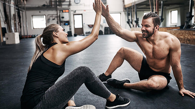 Das Training zu zweit motiviert besonders.