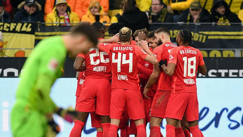 RB Leipzig setzte sich souverän in Dortmund durch. RB Leipzig setzte sich souverän in Dortmund durch.